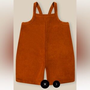 New! Organic Zoo terry dungarees 3-4 years